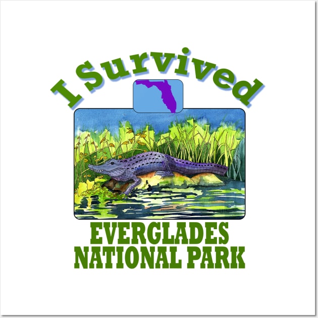 I Survived Everglades National Park, Florida Wall Art by MMcBuck